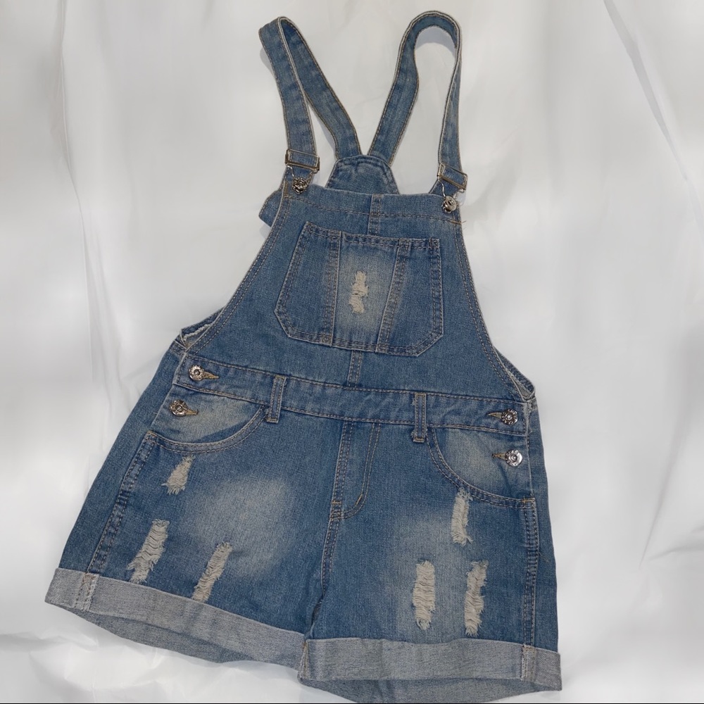 🌈 SOLD Overall Shorts